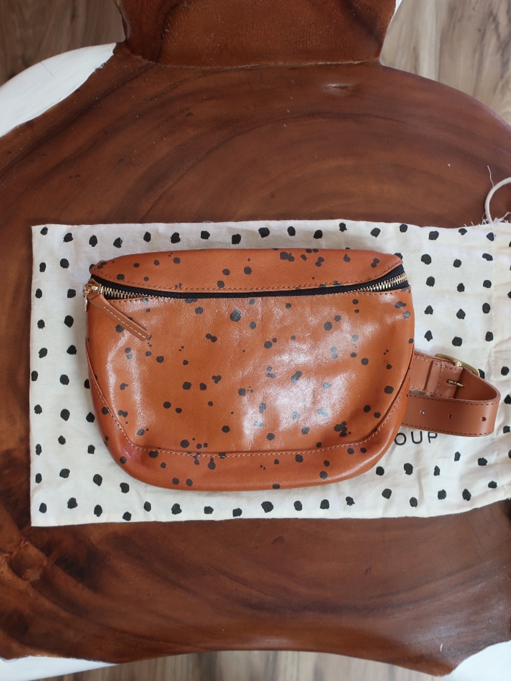 Clare V. Fanny Pack in Toffee Splash